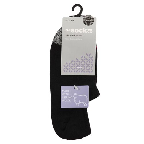 NZ Sock Co Merino Wool Mix Low Cut Sneaker Sock